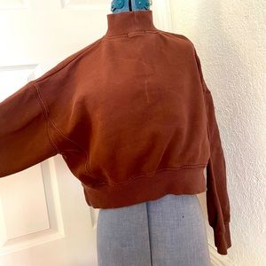 Long Sleeve, crop top, thick turtle neck